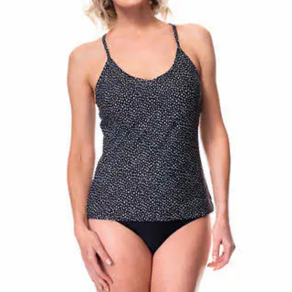 Roots 2-Piece Tankini Bathing Suit sz 18